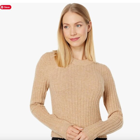 Madewell Anguila Crew Neck Slim Pullover Sweater - Picture 1 of 6